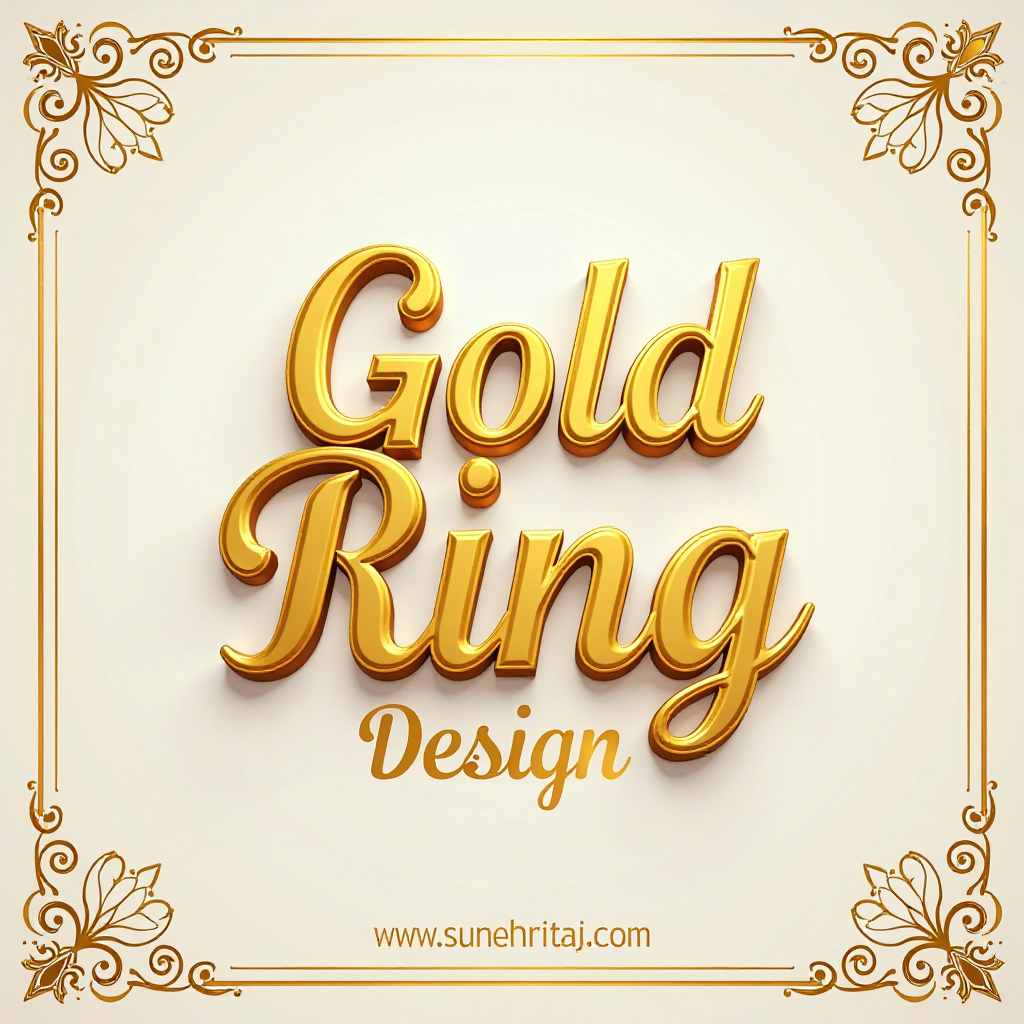 Gold Ring Design